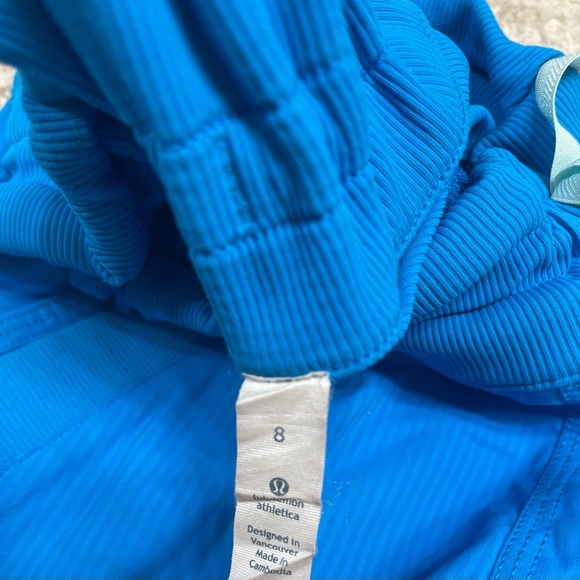 Bright Blue LuLu Lemon dance Drawstring Pants - Picture 3 of 4